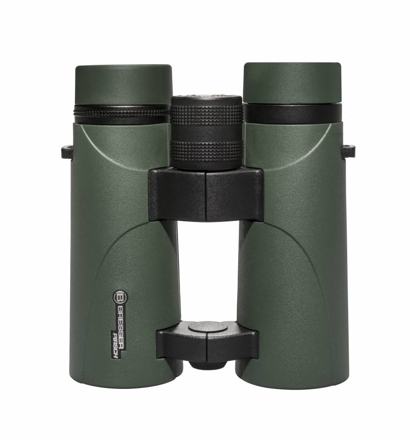 Bresser Pirsch 10x42 Binocolo BaK-4 con Rivestimento P per Correzione della Fase, Impermeabile e Ideale per Chi Porta Gli Occhiali