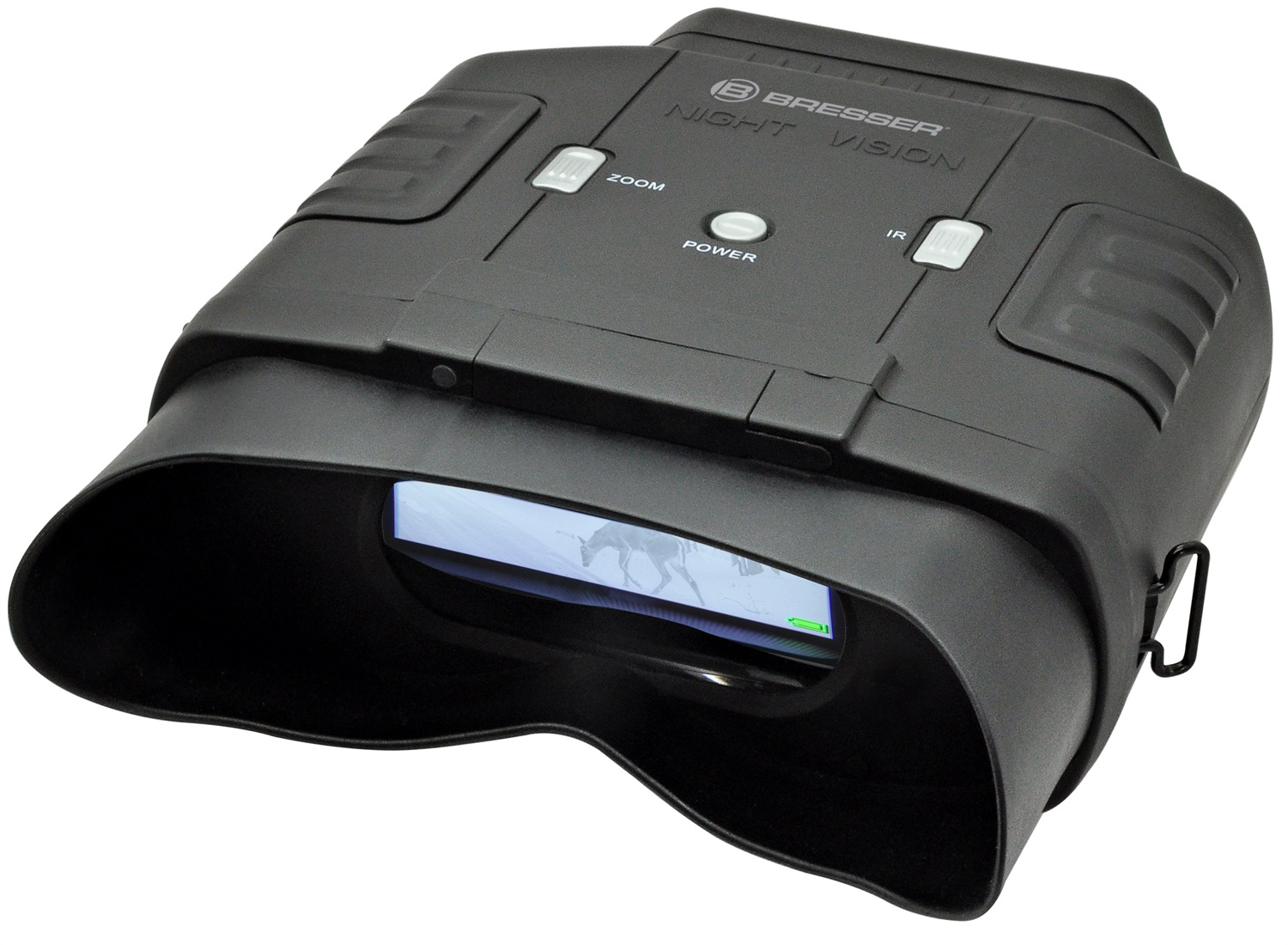 Bresser Digital Night Vision Binocolo 3x20 - Ingrandimento 3x (6x con zoom digitale), Ampio Display, Visione Notturna, Portata Infrarossi 100 m