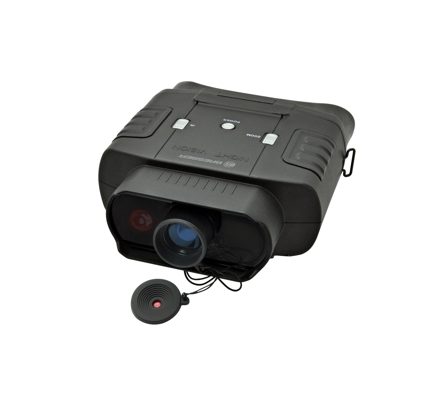 Bresser Digital Night Vision Binocolo 3x20 - Ingrandimento 3x (6x con zoom digitale), Ampio Display, Visione Notturna, Portata Infrarossi 100 m
