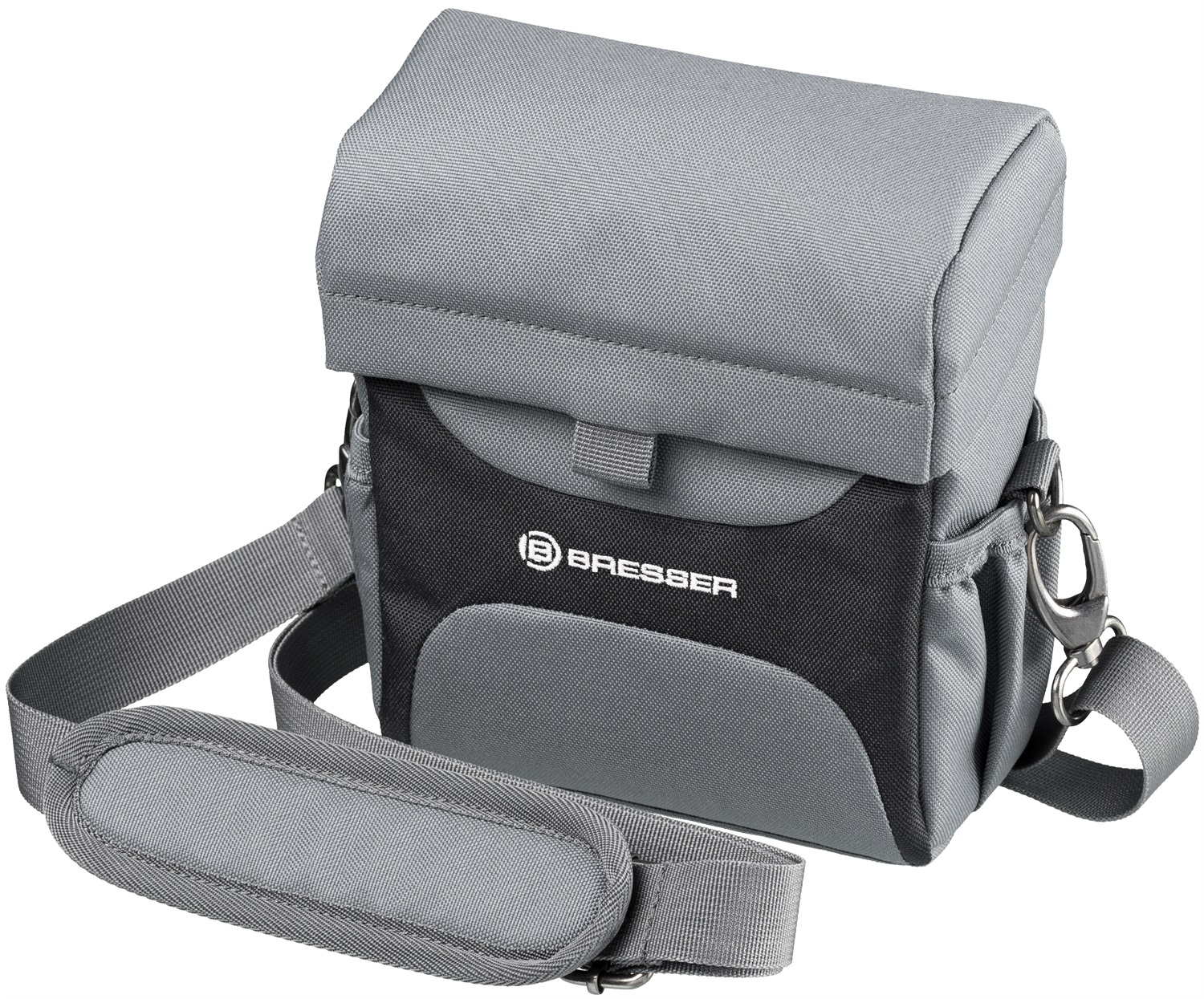 Bresser Pirsch ED 8x42 - Binocolo Impermeabile con Rivestimento di Fase, Colore Grigio