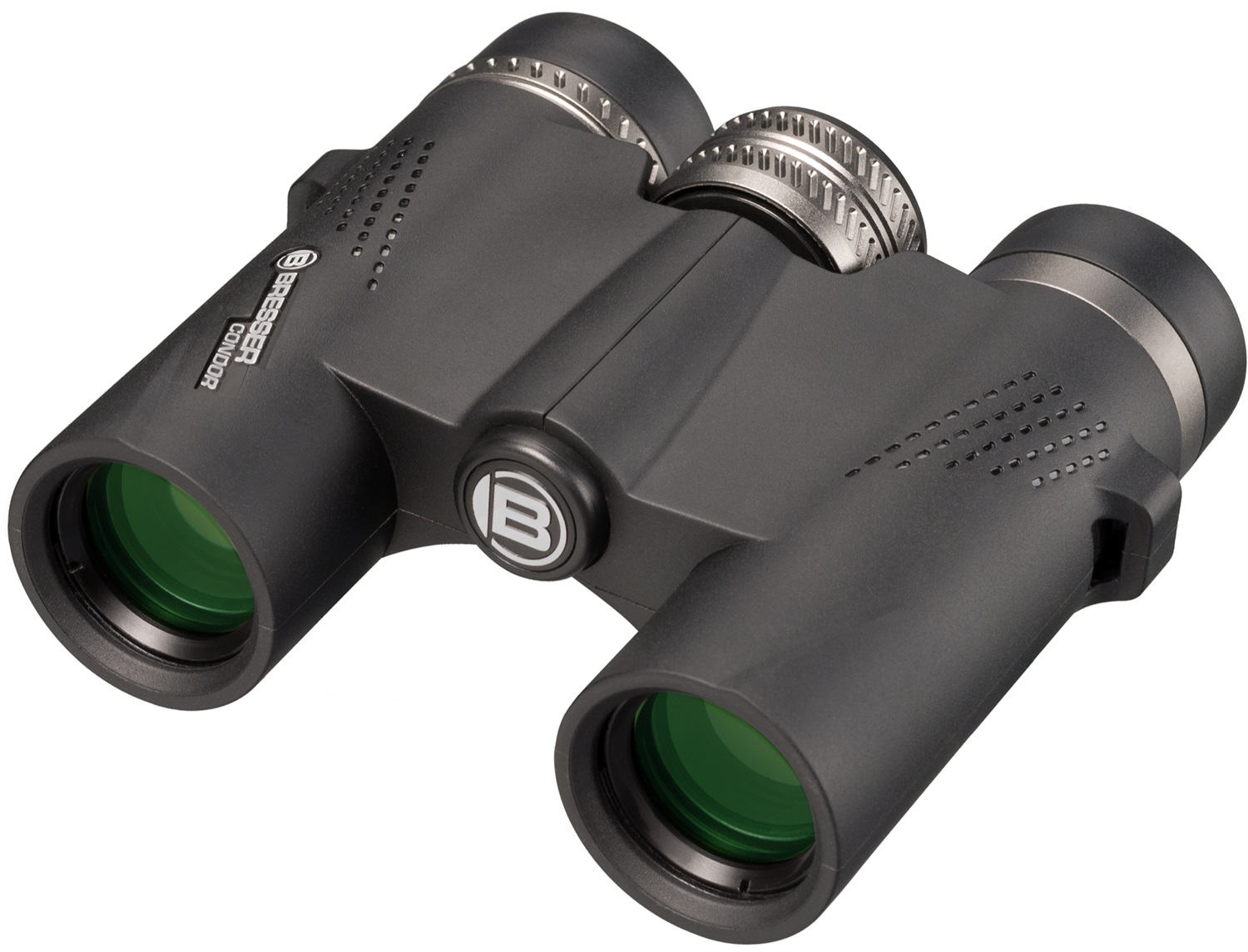 Bresser Binocolo Condor 10x25 con Prismi a Tetto, Trattamento Antiriflesso UR, Impermeabile e Riempito con Gas Inerte