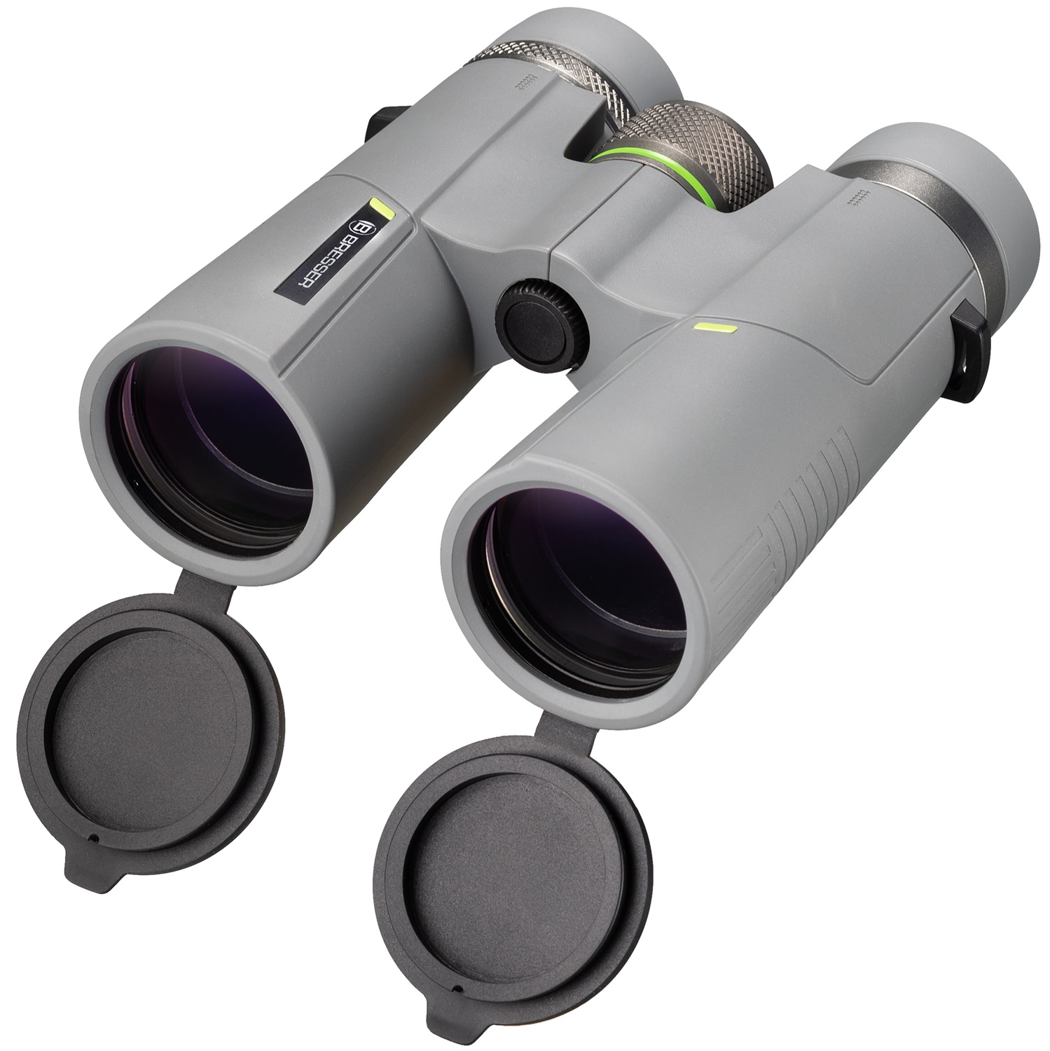 BRESSER Binocolo Wave 8x42 Impermeabile con Vetro BaK-4 e Rivestimento UR - Ideale per Osservazione della Natura e Viaggi