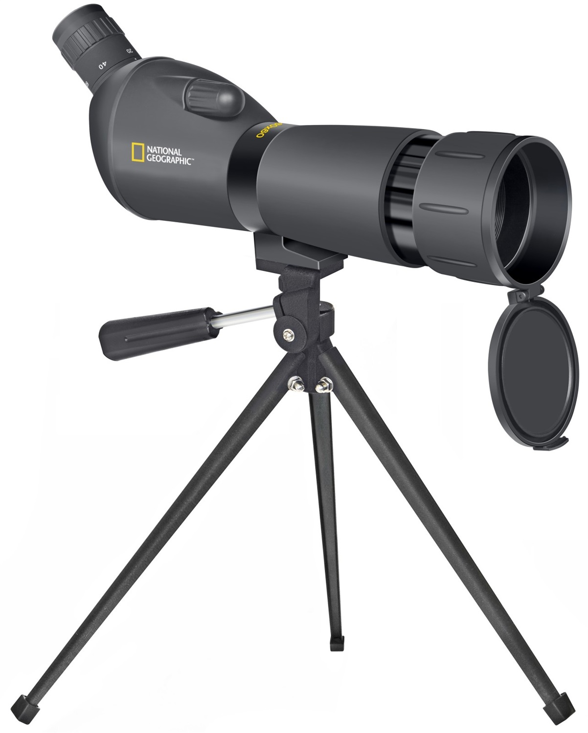 National Geographic Cannocchiale 20-60x60 - Ingrandimento 20-60x, Diametro Obiettivo 60 mm, Campo Visivo 29 m/1000 m, Focus Minimo 12 m, Borsa Inclusa