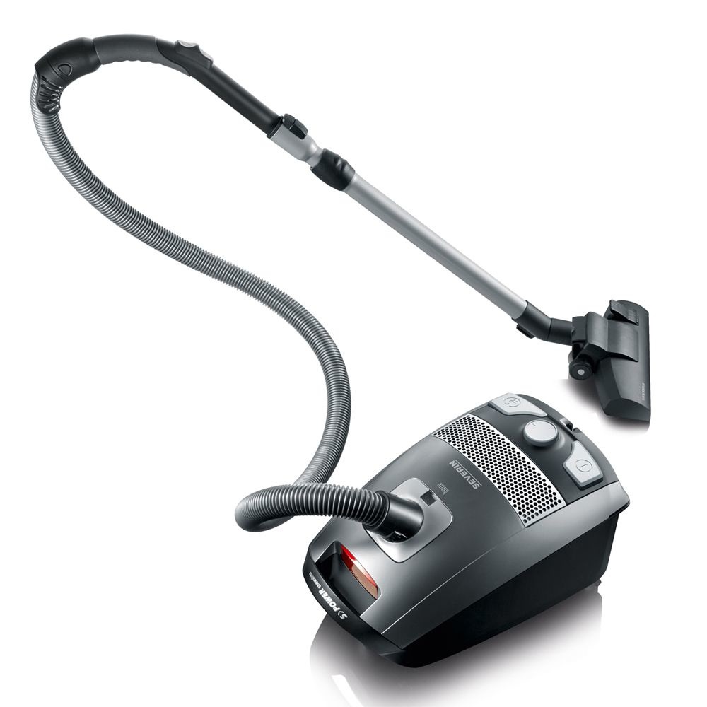 Severin BC 7045 Aspirapolvere a Traino con Sacchetto, 750 W, Filtro HEPA, Silenzioso (72 dB), Etichetta Energetica AA