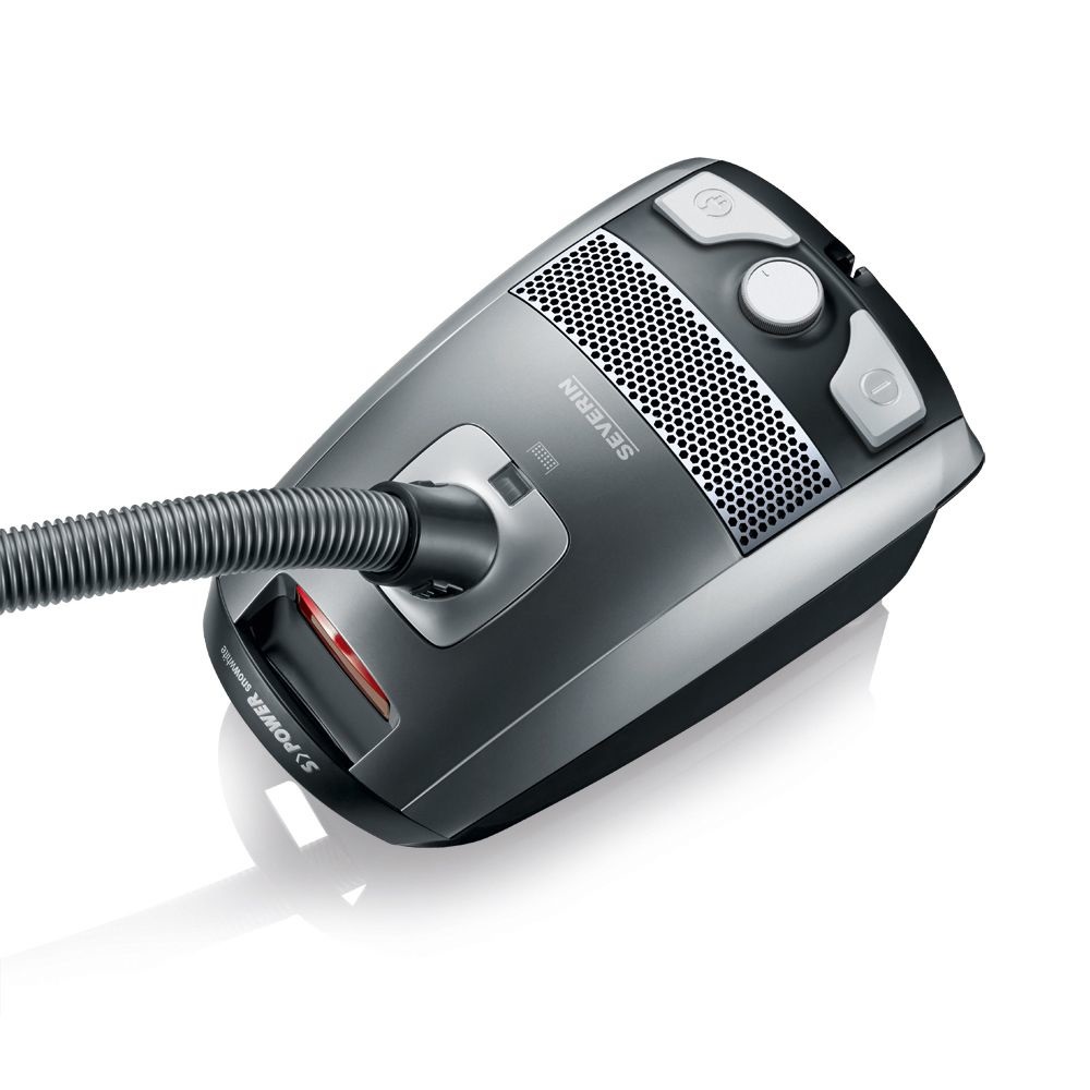 Severin BC 7045 Aspirapolvere a Traino con Sacchetto, 750 W, Filtro HEPA, Silenzioso (72 dB), Etichetta Energetica AA