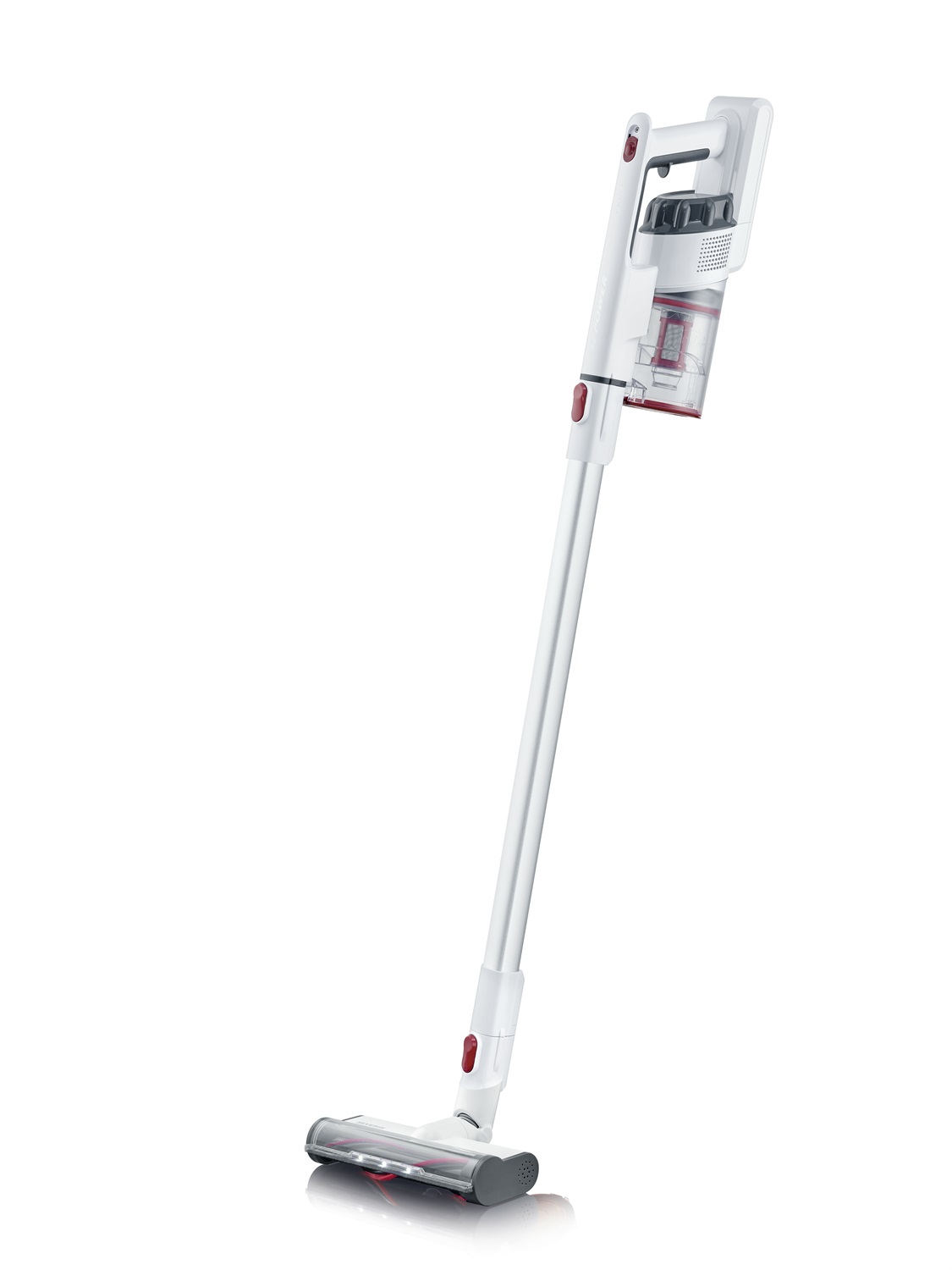 Severin HV 7152 Scopa Elettrica 2 in 1 Senza Filo Portatile con Spazzola Rotante ad Alta Velocità e Illuminazione LED, Batteria Ioni di Litio 22,2 V, Capacità Contenitore Polvere 500 ml, Autonomia Fino a 40 Minuti