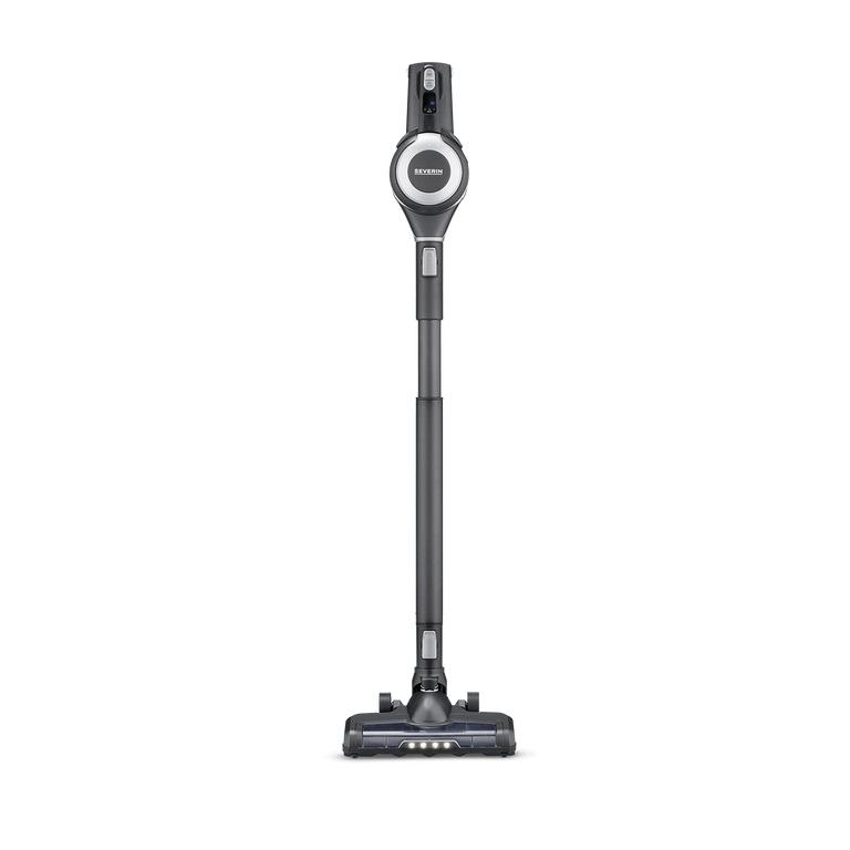 Severin HV 7155 Scopa Elettrica Senza Filo 2 in 1 - Tubo Telescopico, HEPA, Autonomia 40 Min, Smart Display, Tasto Tappeti, Animal Care