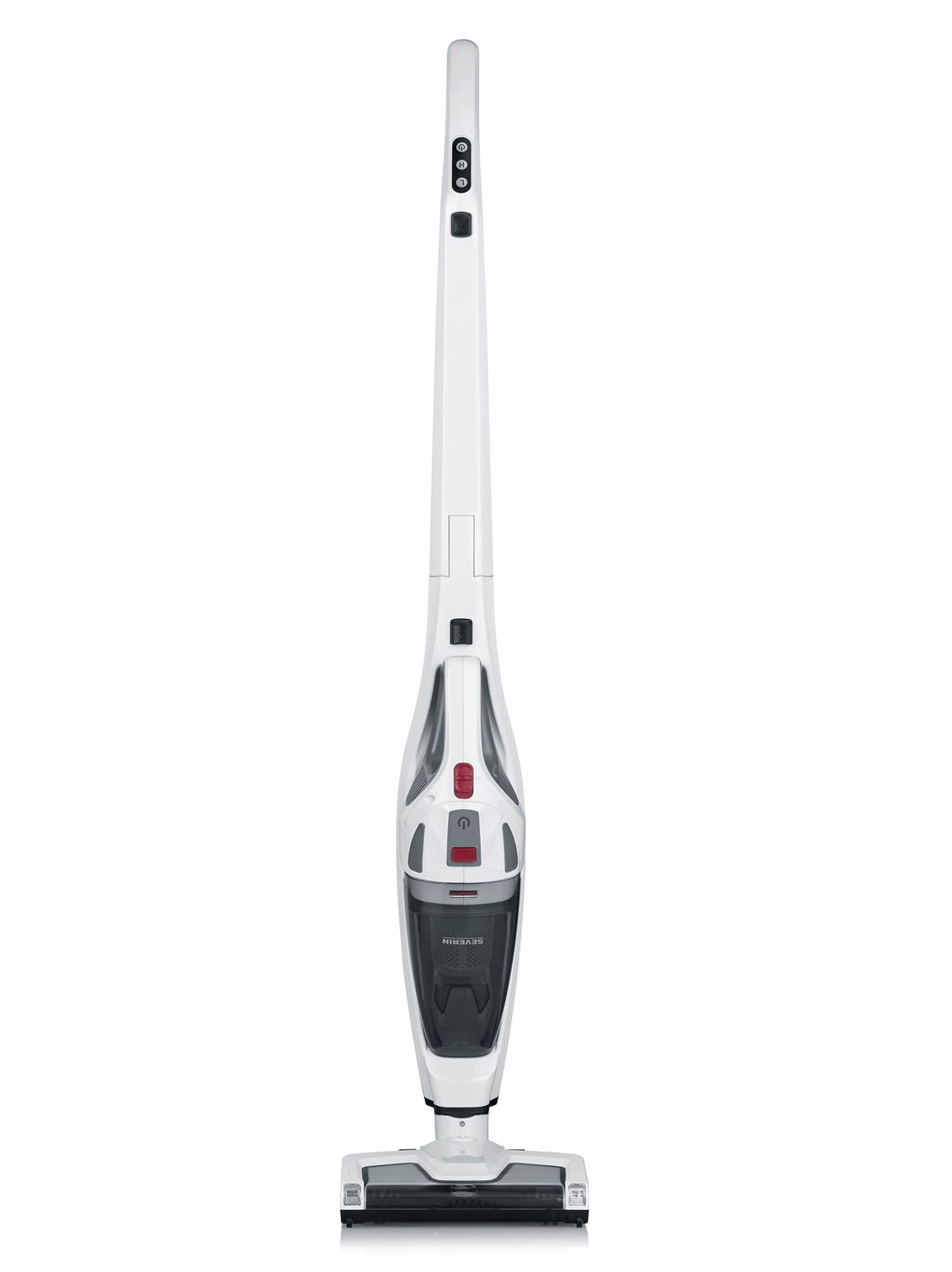 Severin HV 7173 Aspirapolvere Senza Filo 2 in 1, Bianco/Nero, 120 W, Batteria 18,5 V, Fino a 35 Minuti di Autonomia