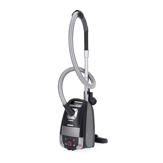 Severin BC 7052 - Aspirapolvere per Pavimenti Nero con Spazzola Potente e Regolazione Elettronica della Potenza