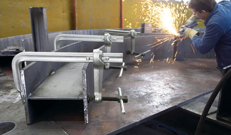BESSEY Strettoio Ultra Pesante 500 mm in Acciaio con Cappuccio a Pressione Speciale