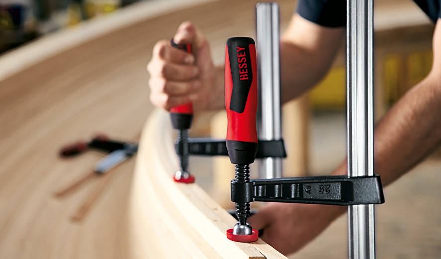 BESSEY TG30S10-2K morsa Morsetto F 30 cm Alluminio, Nero, Rosso