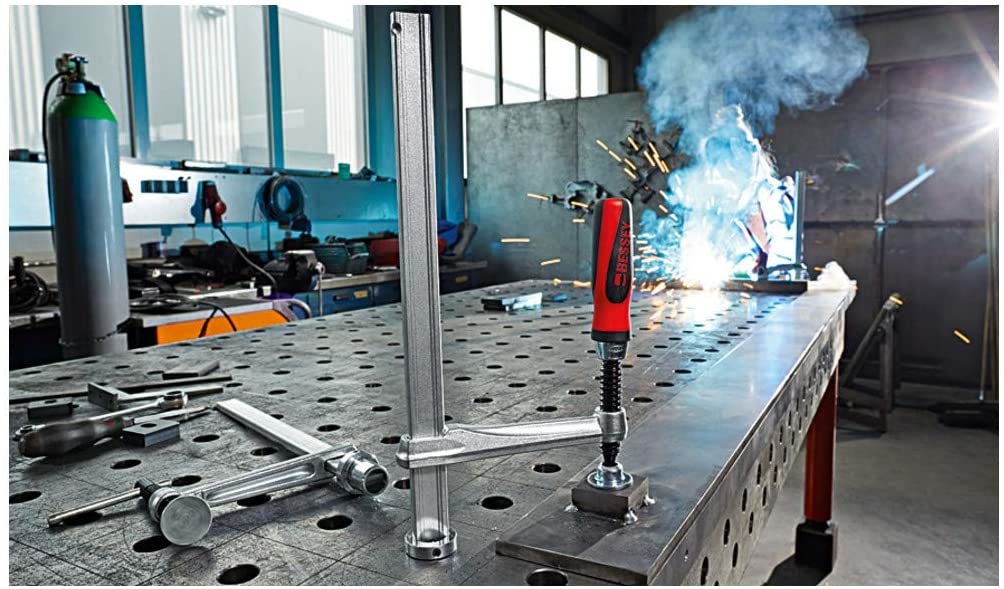 BESSEY Morsetto TW-K 200x100mm - Bloccaggio preciso, impugnatura ergonomica e diverse versioni disponibili