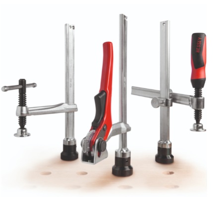 Bessey TW16AW20 Adattatore per Banchi da Lavoro - Compatibile con Sistema di Foratura da 16 mm, Utilizzabile Senza Attrezzi