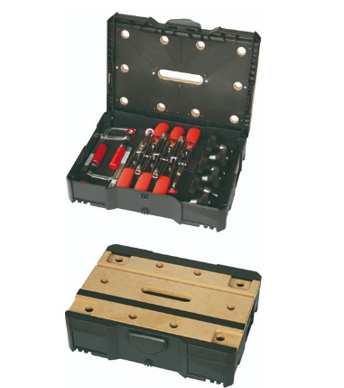 BESSEY STC-S-MFT Morsetto a Ginocchiera - Colori Nero, Rosso, Argento, Legno, Peso 5,71 kg, 14 pz