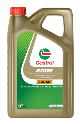 CASTROL Olio motore EDGE 5W-40 Sintetico 5L - Compatibile con Renault e VW