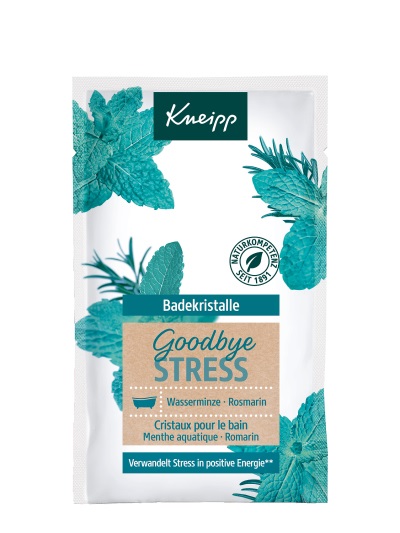 Kneipp Goodbye Stress Sale da Bagno 60 g con Menta d'Acqua e Rosmarino - Rilassante e Idratante