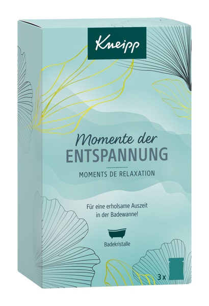 Kneipp Sale da bagno 60 g - Set Relaxation: Goodbye Stress, Pure Relaxation e Deep Relaxation