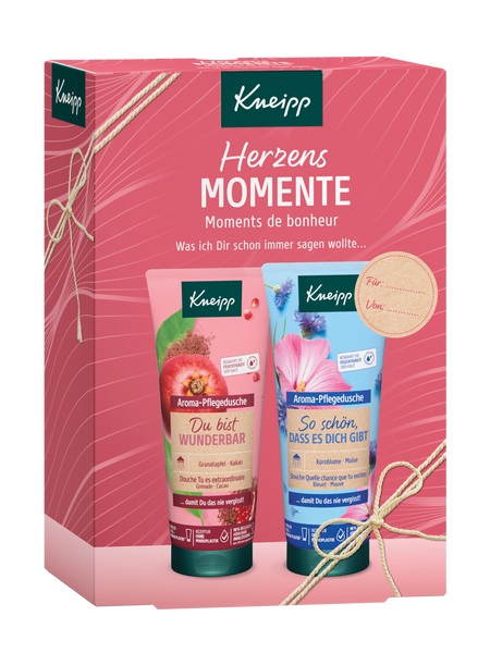 Kneipp Set Regalo con 2 Gel Doccia Aromatici - You Are Wonderful e So Nice That You Exist, 2x200 ml