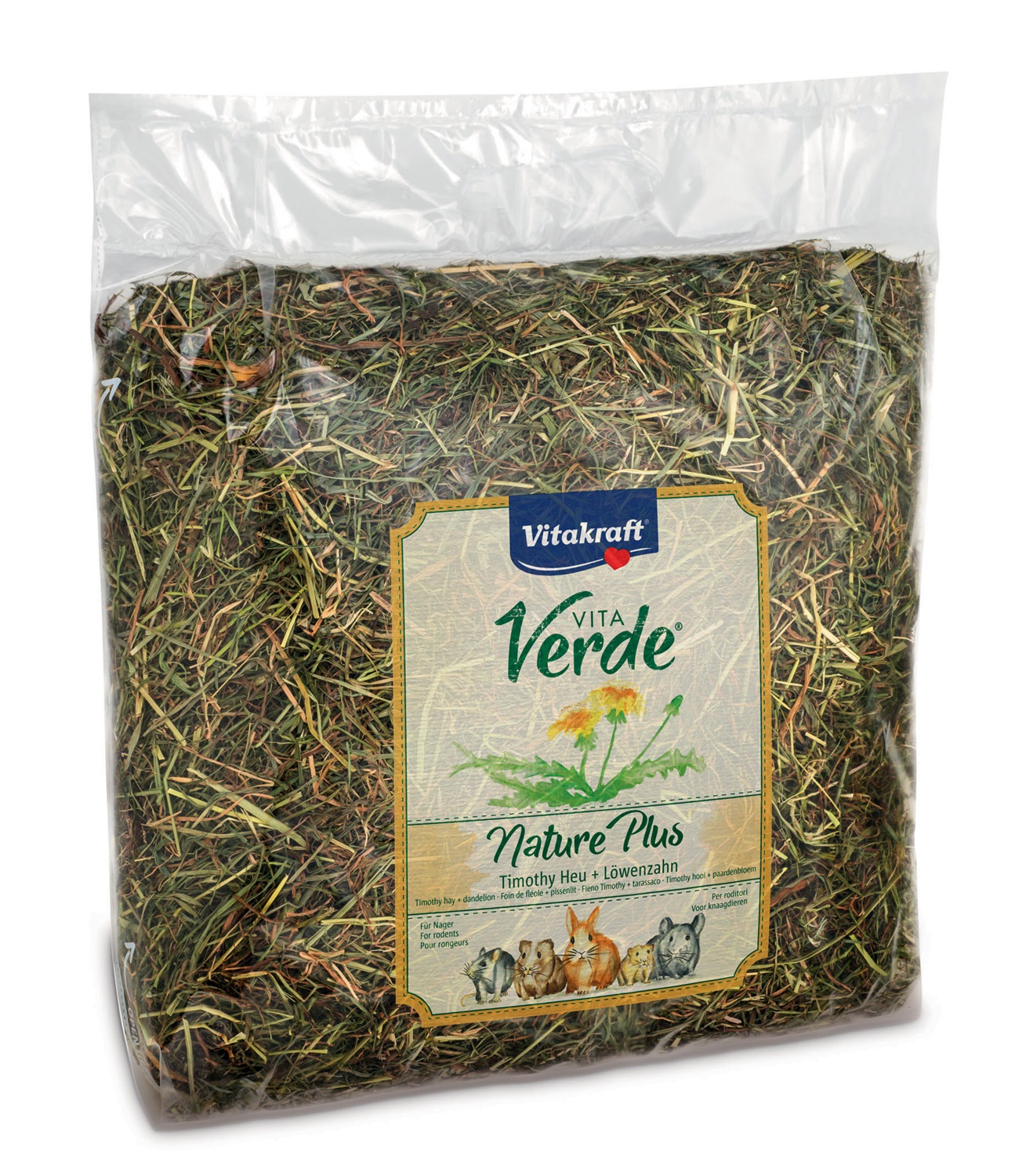 Vitakraft Vita Verde Fieno con Dente di Leone e Tarassaco - 500 g