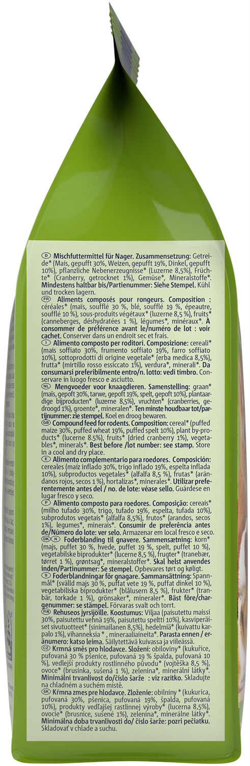 Vitakraft Pop E Corn per Conigli Nani - Snack Sano e Colorato 200GR