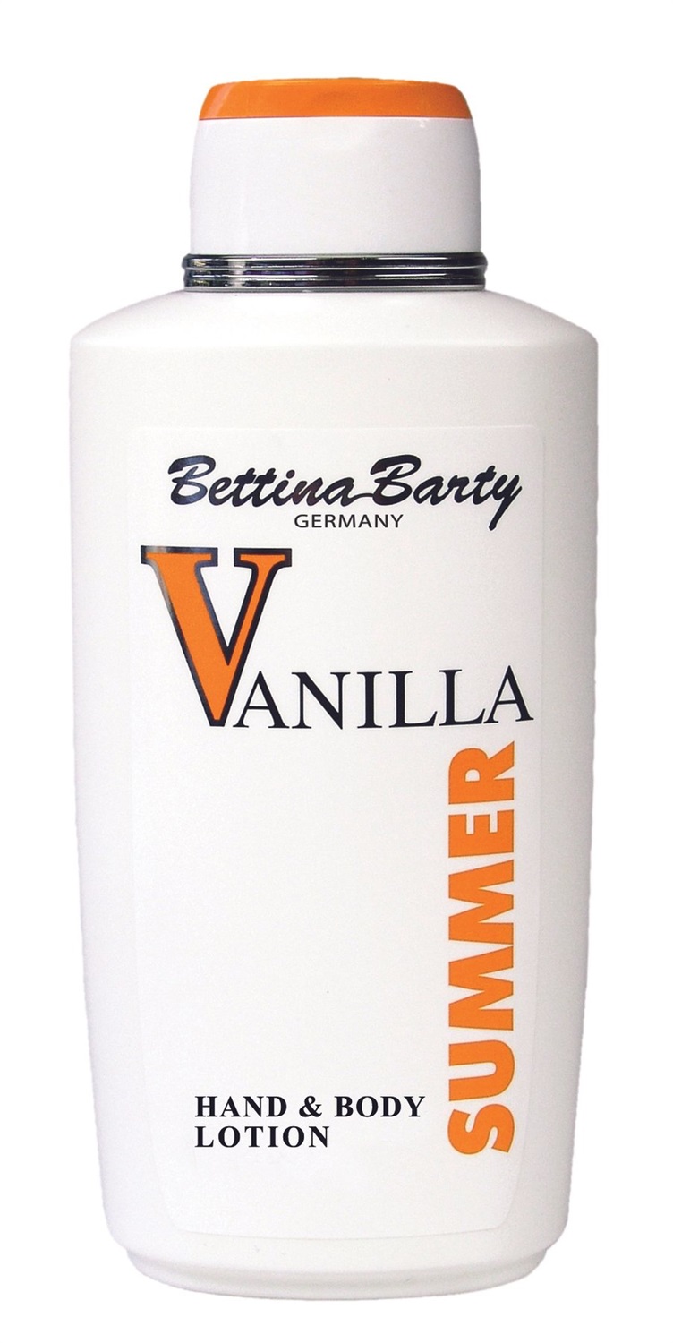 Bettina Barty Summer Vanilla Body Lotion 500 ml - Crema Idratante per la Pelle con Fragranza di Vaniglia
