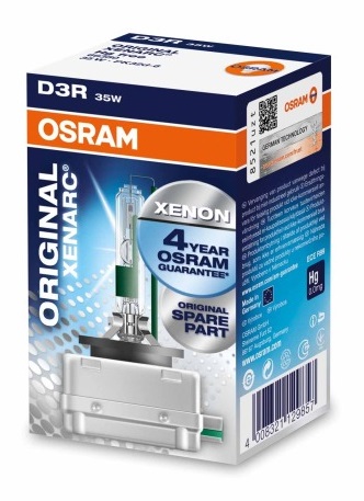 OSRAM XENARC ORIGINAL D4S - Lampada per proiettori allo Xeno 35 W, 4150K, Qualità OEM, Confezione singola