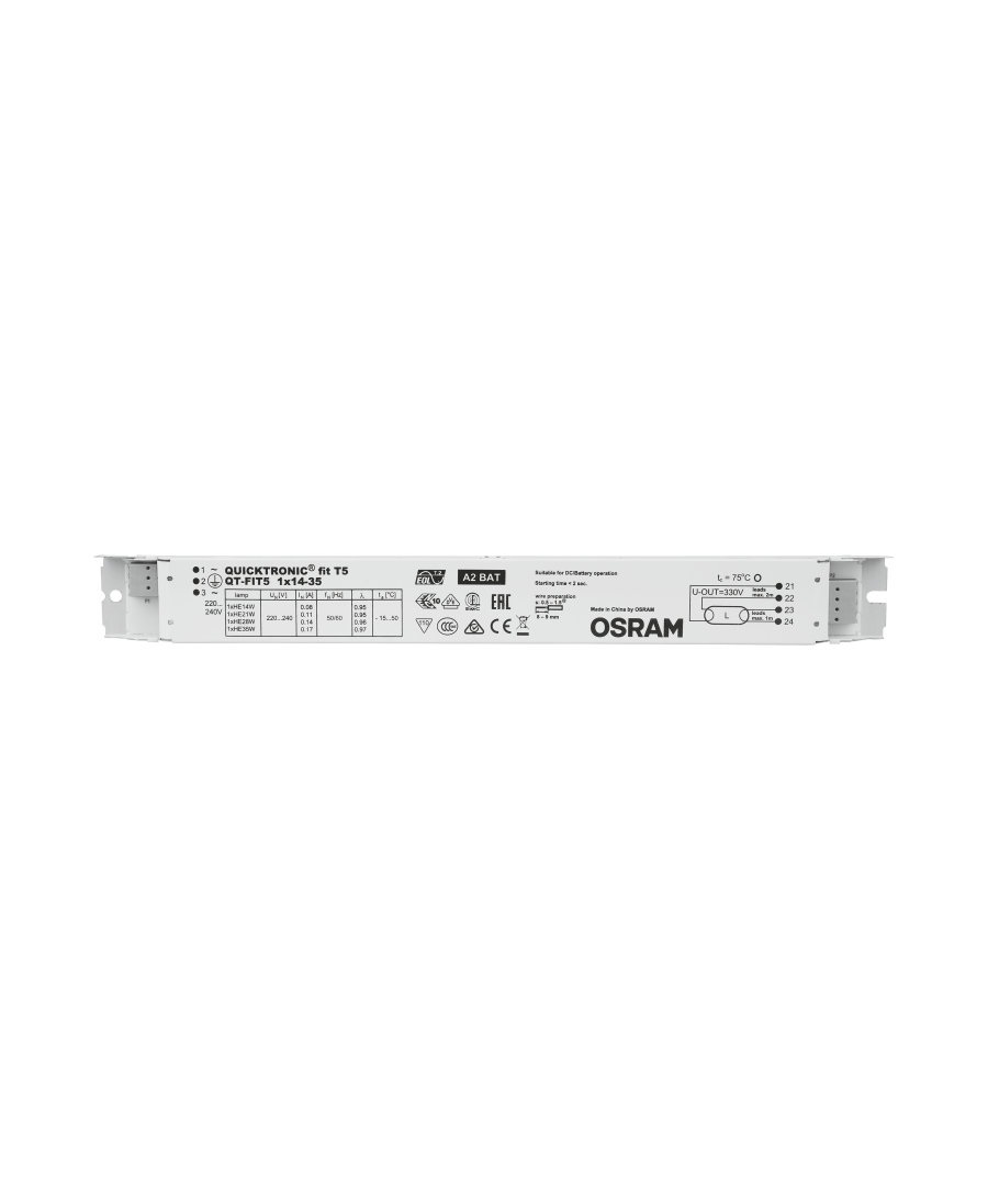 Osram Alimentatore Elettronico QT-FIT5 39W per Lampade Fluorescenti T5 220-240V