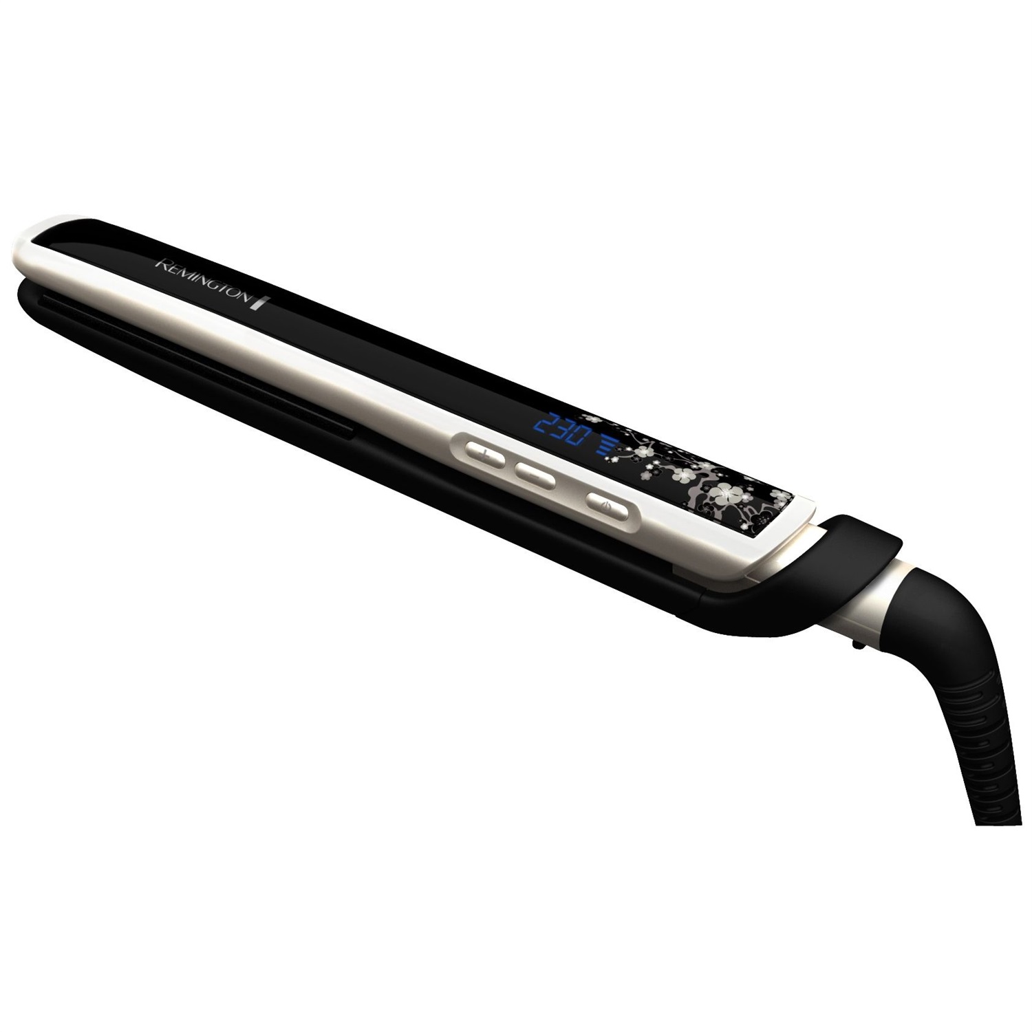 Remington S9500 Pearl - Piastra per capelli lisciante, Ceramica, Temperatura max 235 °C, Colore Nero, Cavo 3 m