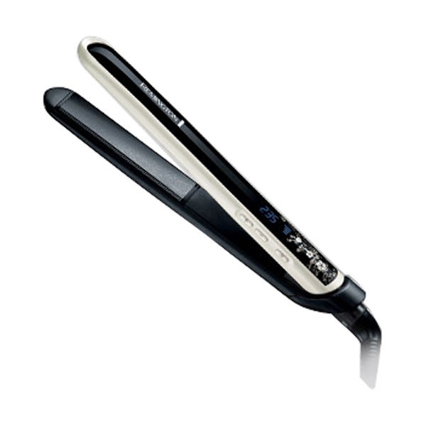 Remington S9500 Pearl - Piastra per capelli lisciante, Ceramica, Temperatura max 235 °C, Colore Nero, Cavo 3 m