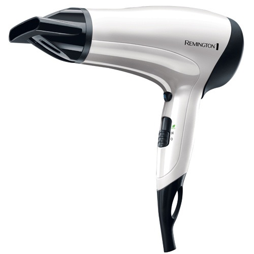 Remington Asciugacapelli Power Volume D3015 2000 W Bianco con Griglia Ionica, 3 Temperature, 2 Velocità e Funzione Aria Fredda