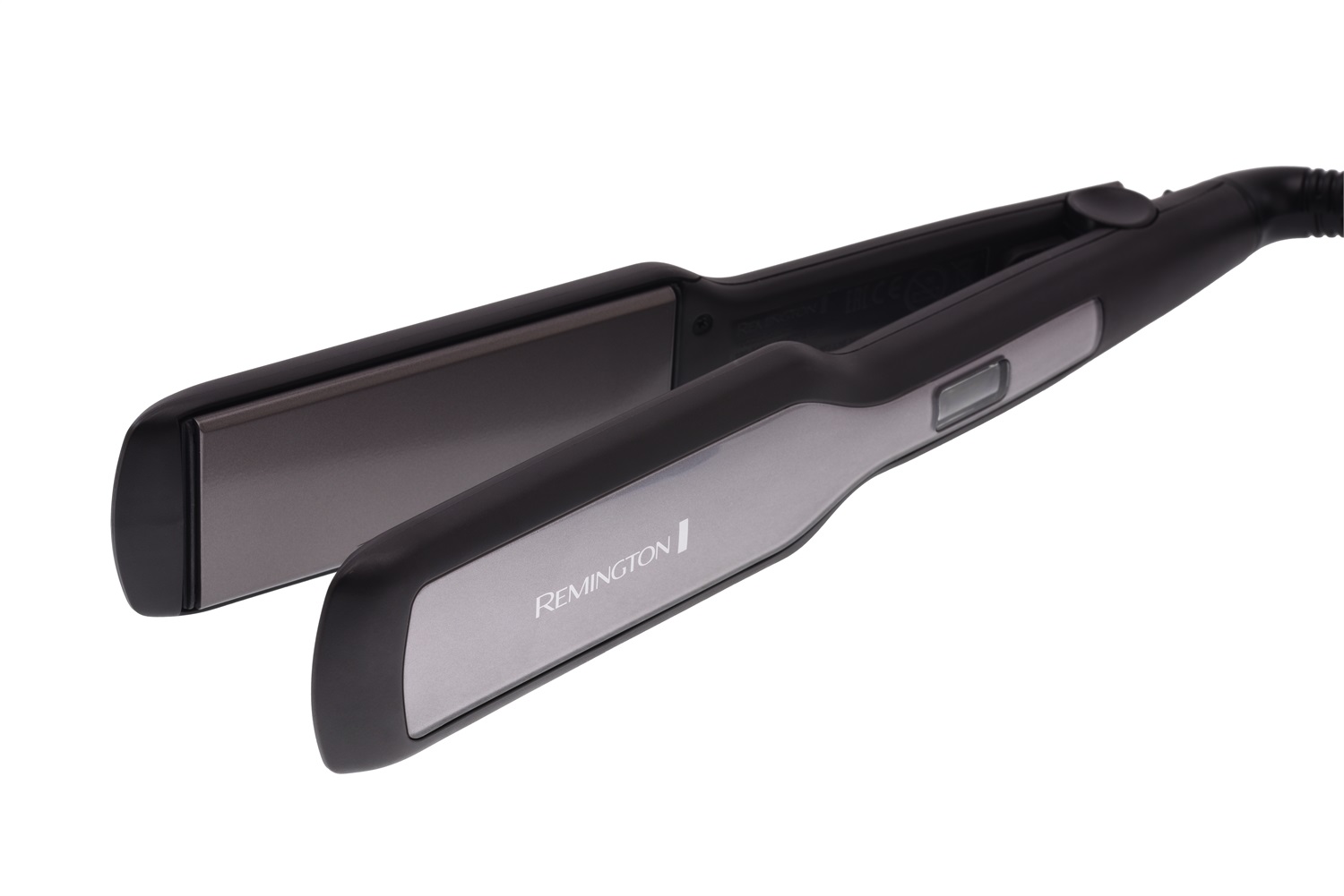 Remington S5525 Piastra per Capelli Pro-Ceramic Extra Larga, Ceramica, Temperatura Massima 230°C, Riscaldamento Rapido 15s, Colore Nero