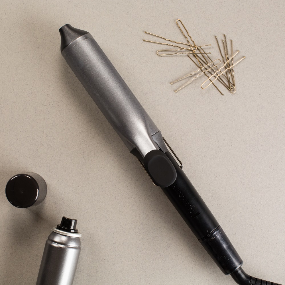 Remington Pro Big Curl CI5538 - Ferro Arricciacapelli 38mm con Rivestimento in Tormalina e Ceramica, Max 210°C, Display Digitale, Riccioli Grandi e Voluminosi