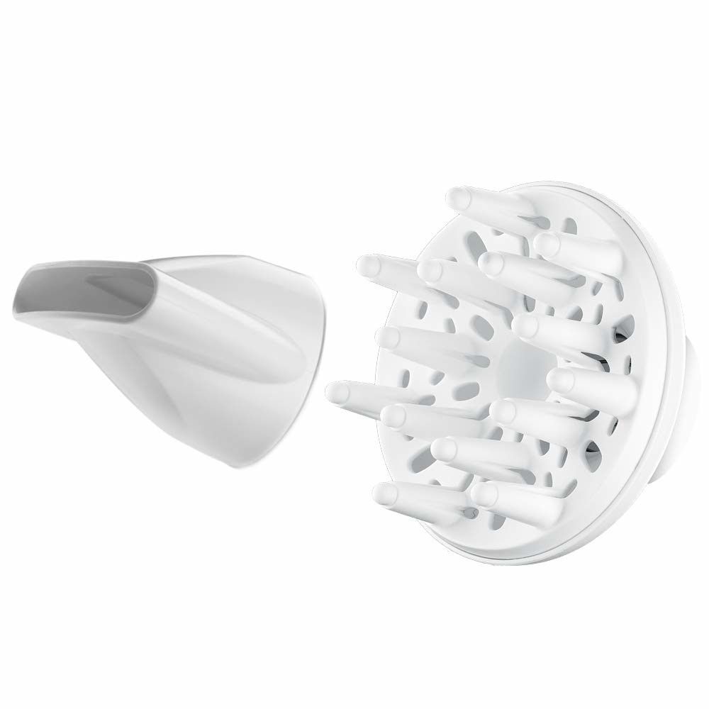 Remington D5226 Asciugacapelli 2400 W Bianco con Funzione Turbo, Generatore di Ioni, 3 Livelli di Riscaldamento e Accessori Inclusi