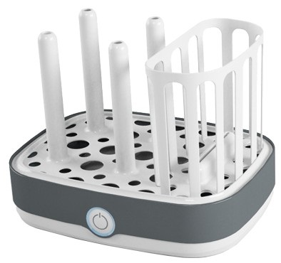 NUK Vario Express Sterilizzatore a Vapore per Biberon - Sterilizza fino a 6 Biberon in 6 Minuti con Spegnimento Automatico e Componenti Removibili