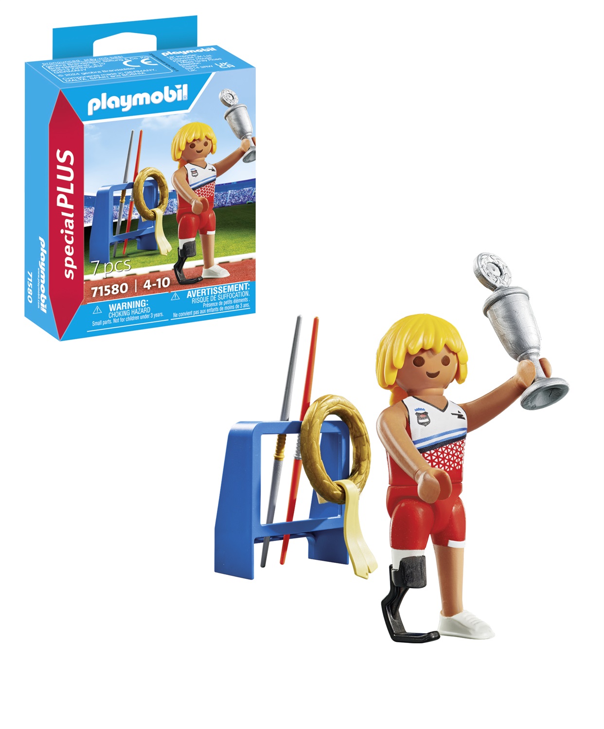 PLAYMOBIL Campione di Giavellotto - Giocattolo per Bambini dai 4 Anni