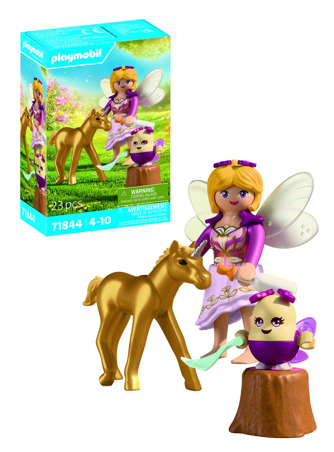 PLAYMOBIL 71844 Puledro di Unicorno con Fata e Joyling - Gioco Fantastico per Bambini