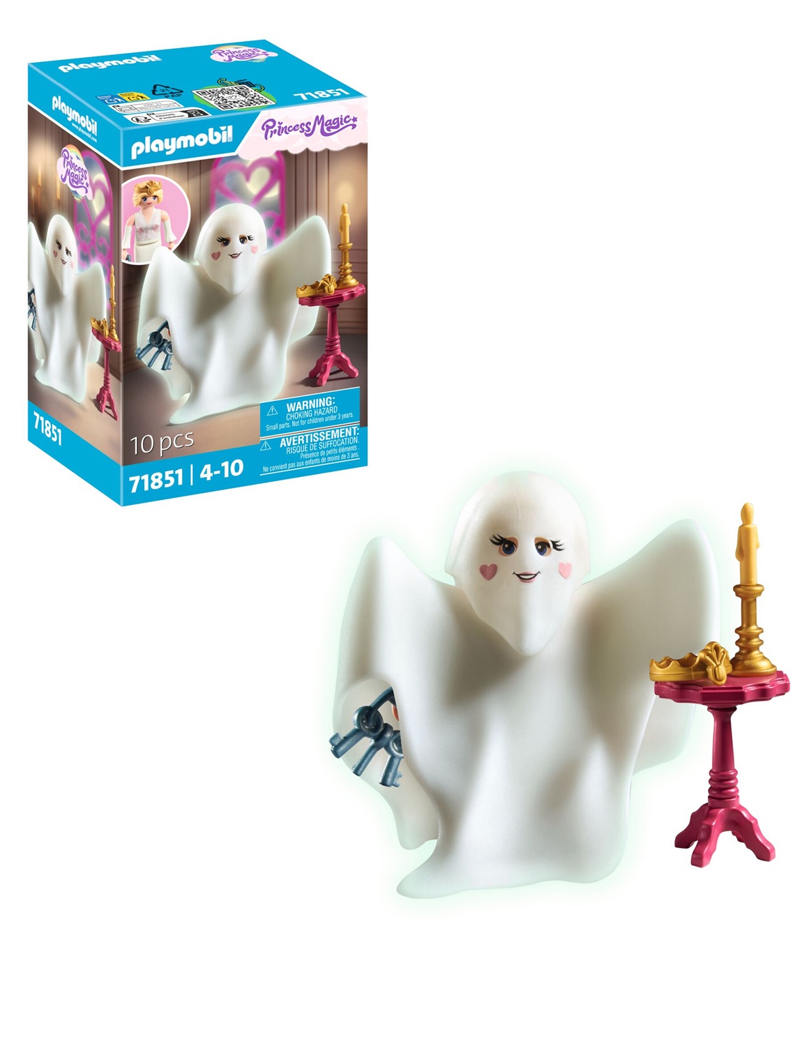 PLAYMOBIL 71851 - Principessa con Costume da Fantasma Illuminato al Buio