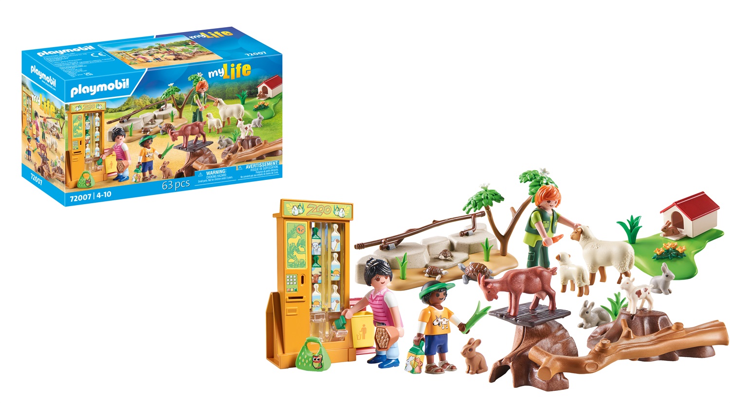 Playmobil My Life - Lo Zoo Dei Piccoli: Set Interattivo per Bambini dai 4 Anni con Animali e Accessori