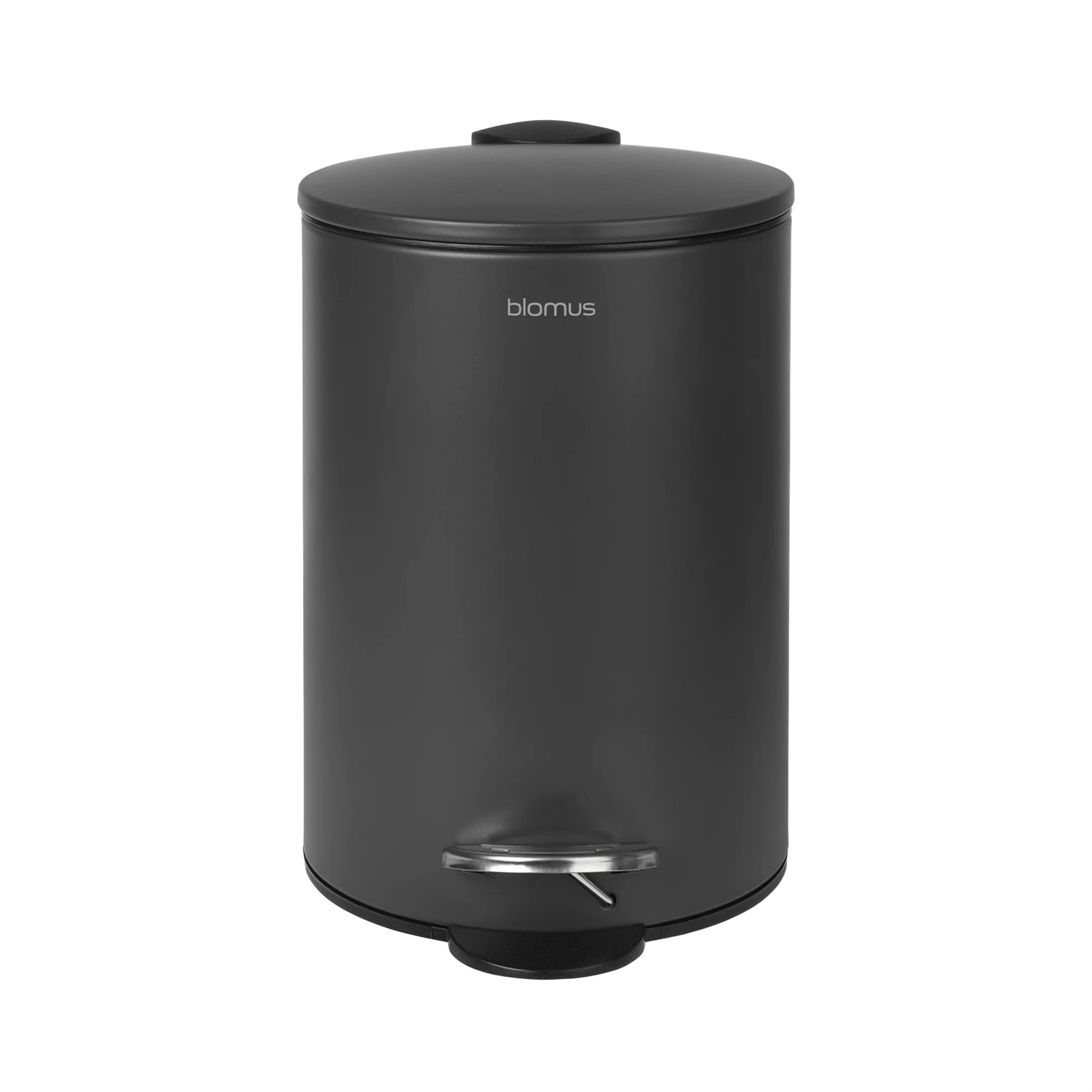 Blomus TUBO Cestino Portarifiuti 3L in Acciaio Antracite con Sistema Soft-Close e Contenitore Rimovibile