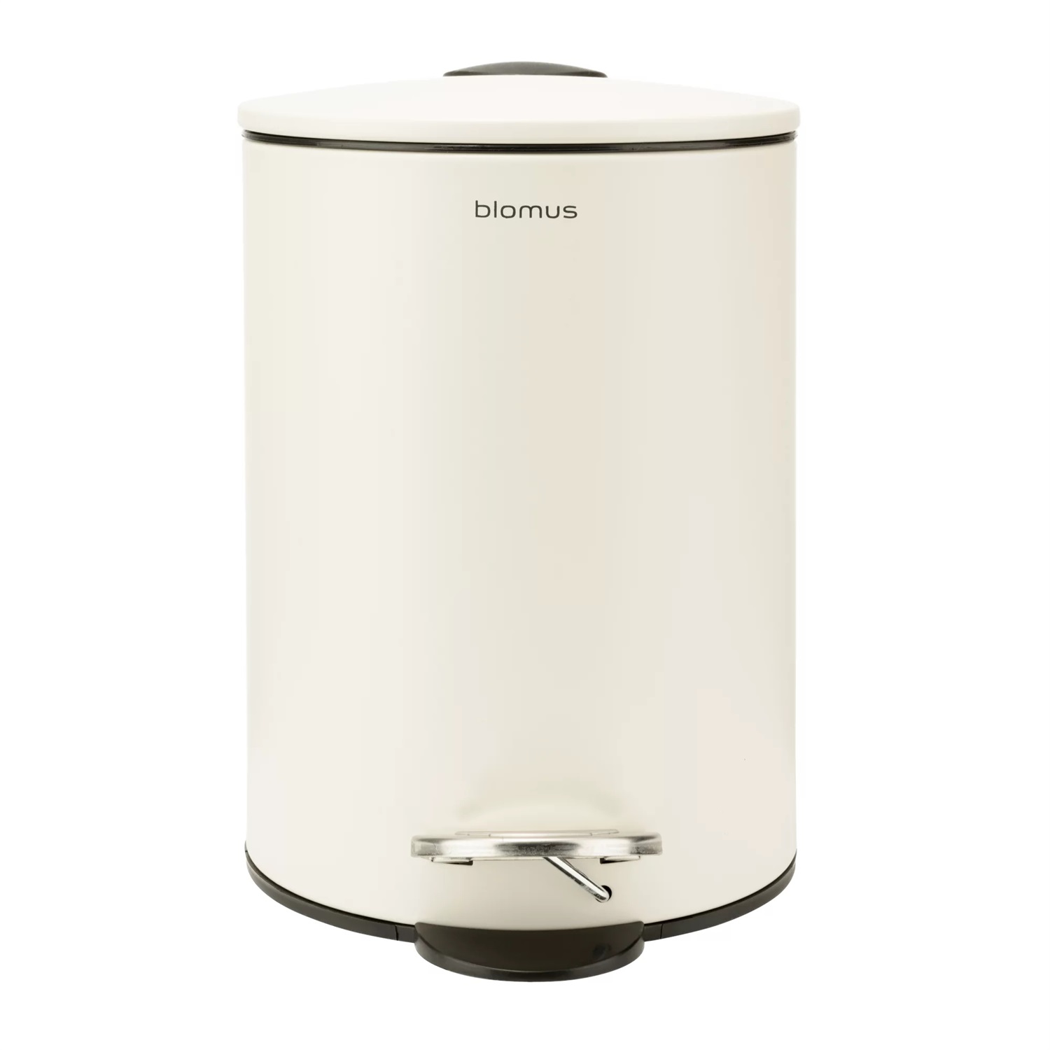 Blomus Pattumiera a Pedale 3 L in Acciaio Sabbia con Coperchio Soft-Close e Contenitore Rimovibile