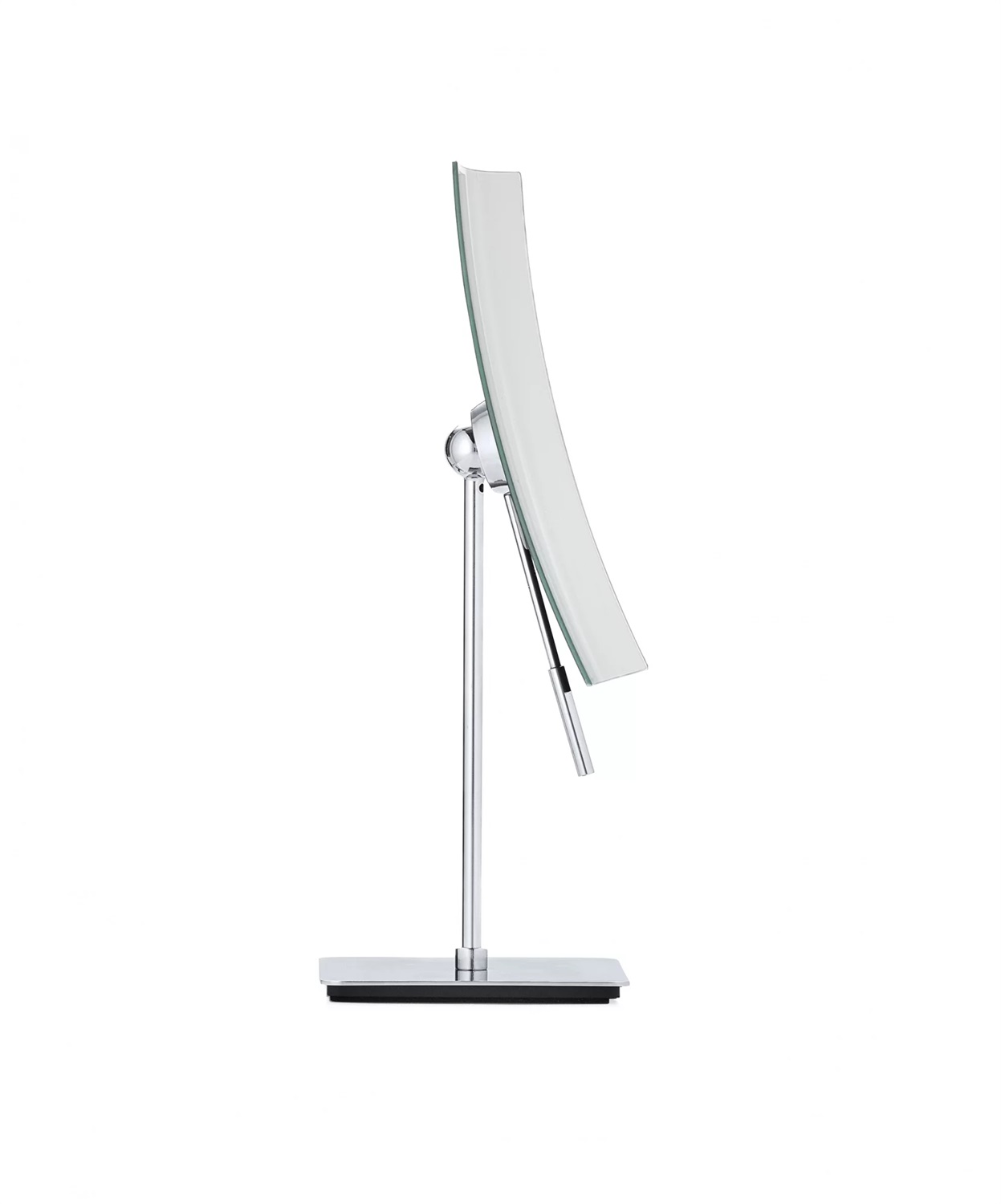 Blomus 68949 Specchio Cosmetico Rettangolare in Acciaio Inossidabile con Ingrandimento 5x e Superficie Regolabile