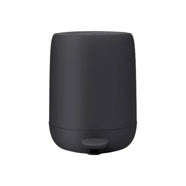 Blomus Sono Secchio a Pedale in Plastica e Silicone, Capacità 5L, Coperchio Soft-Close, Design Minimalista