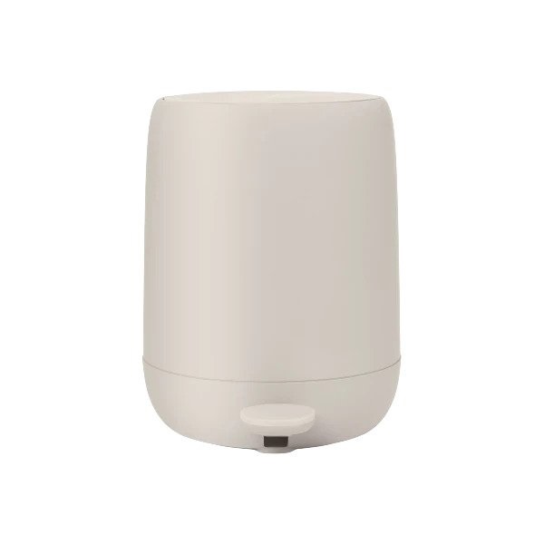 Blomus Sono Pattumiera a Pedale 5L in Plastica e Silicone con Coperchio Soft-Close, Design Minimalista