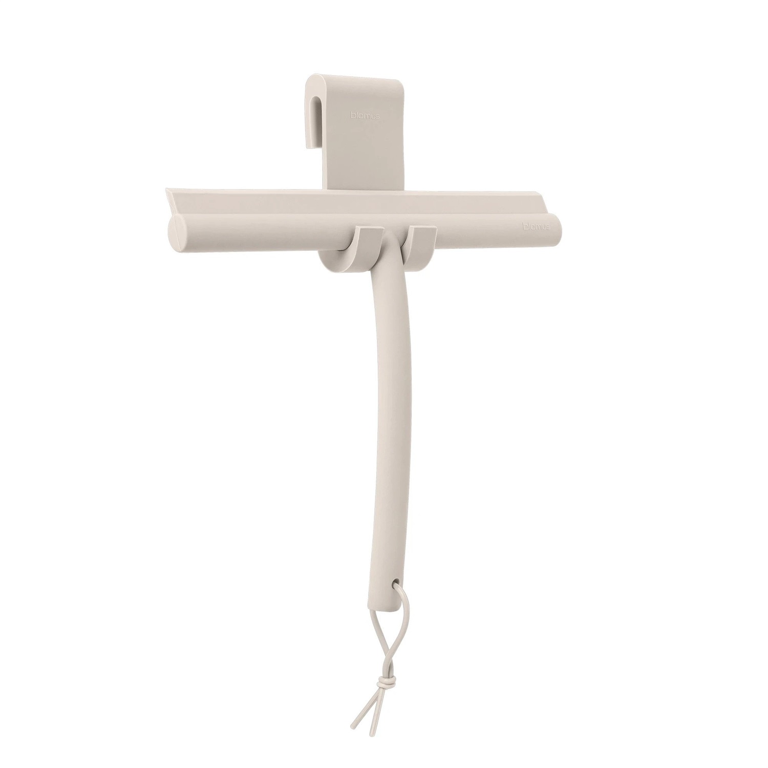 Blomus VIPO Tergivetro per Doccia in Silicone con Supporto - 24 cm, Colore Moonbeam