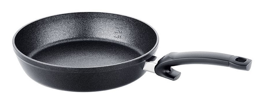 Fissler Padella Adamant Comfort 28 cm - Capacità 3.2 Litri, Senza PFOA, Impugnatura Ergonomica