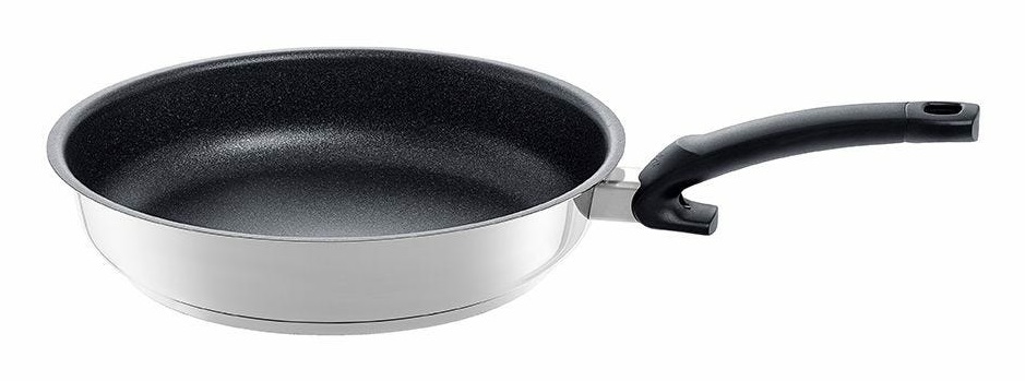 Fissler Adamant Premium Padella in Acciaio Inox 28 cm - Antiaderente, Antigraffio, Cottura a Induzione
