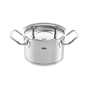 Fissler Original-Profi Collection Pentola in Acciaio Inox 16 cm, Capacità 2.1 Litri, Coperchio in Metallo, Compatibile con Induzione