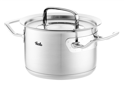 Fissler Original-Profi Collection Pentola in Acciaio Inox 16 cm, Capacità 2.1 Litri, Coperchio in Metallo, Compatibile con Induzione