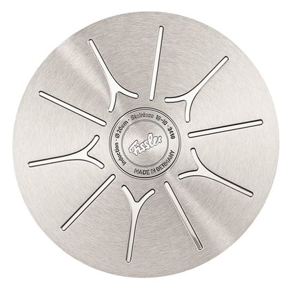 Fissler Original-Profi Collection Pentola per Arrosti in Acciaio Inox 4.6L, 24cm, con Coperchio in Metallo e Manici Ergonomici