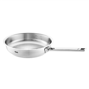 Fissler Padella Profi Collection 24 cm - Acciaio Inox, Capacità 2 Litri, Cottura a Induzione, Superficie Novogrill